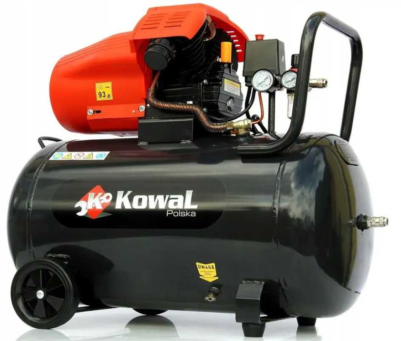 Компрессор KOWAL POLSKA SBN2048 воздушный масляний на 100 л/2 циліндра