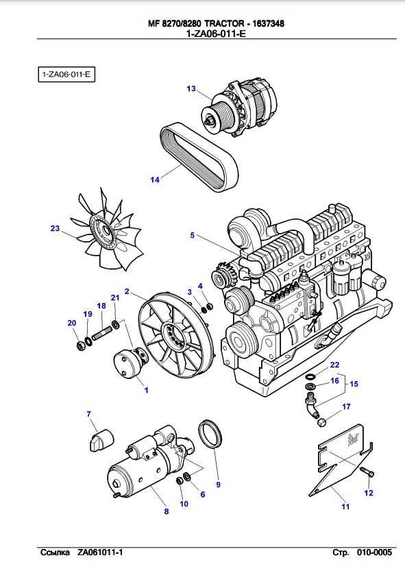 Katalog części MF 8210 | 8220 | 8250