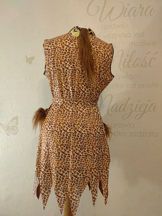 Strój przebranie kobieta jaskiniowiec Flinston 4 części roz.S-L