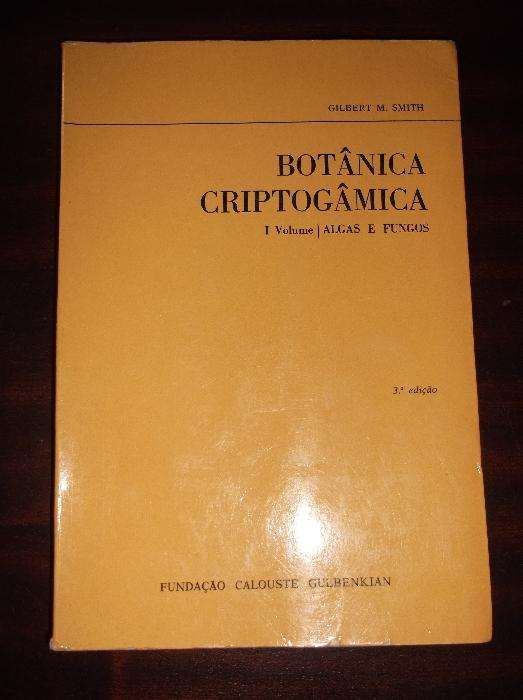 Livro Botânica Criptogâmica de Gilbert Morgan Smith - fundação caloust