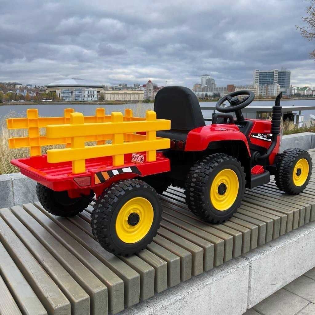 Traktor ZETOR Ciągnik Elektryczny PRZYCZEPA Auto Akumulator RC DZIECI