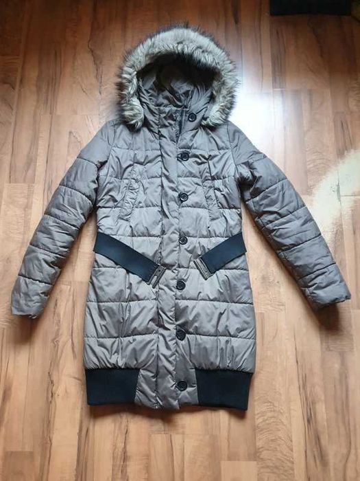 Kurtka damska Janbor długa przejściowa zimowa rozmiar 36 S