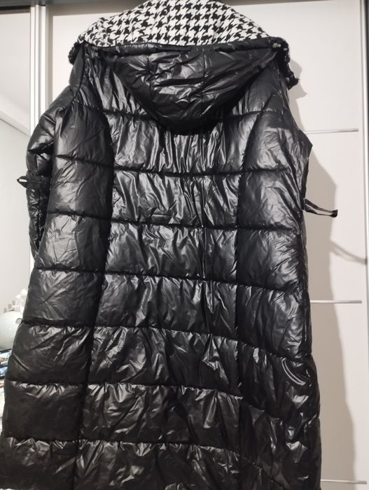 Płaszcz zimowy czarny 3XL