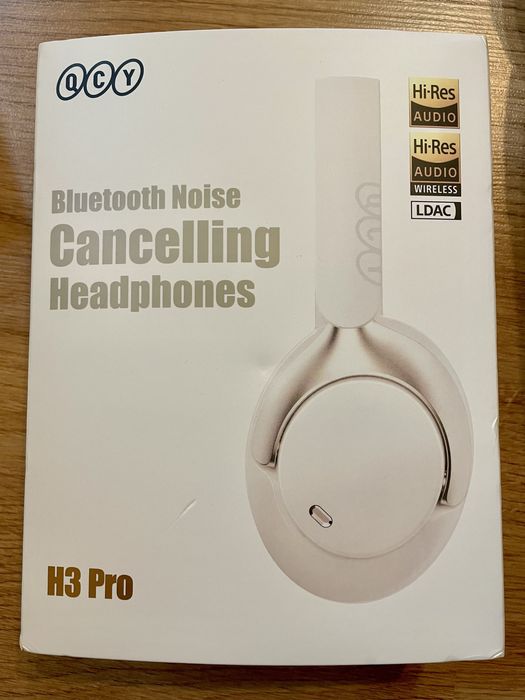 Słuchawki bezprzewodowe QCY H3 Pro ANC Nauszne Bluetooth 5.4 białe