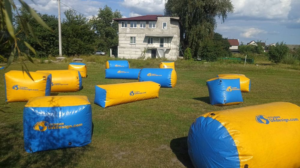 Надувна площадка для пейнтбола, лазертага чи кідбола