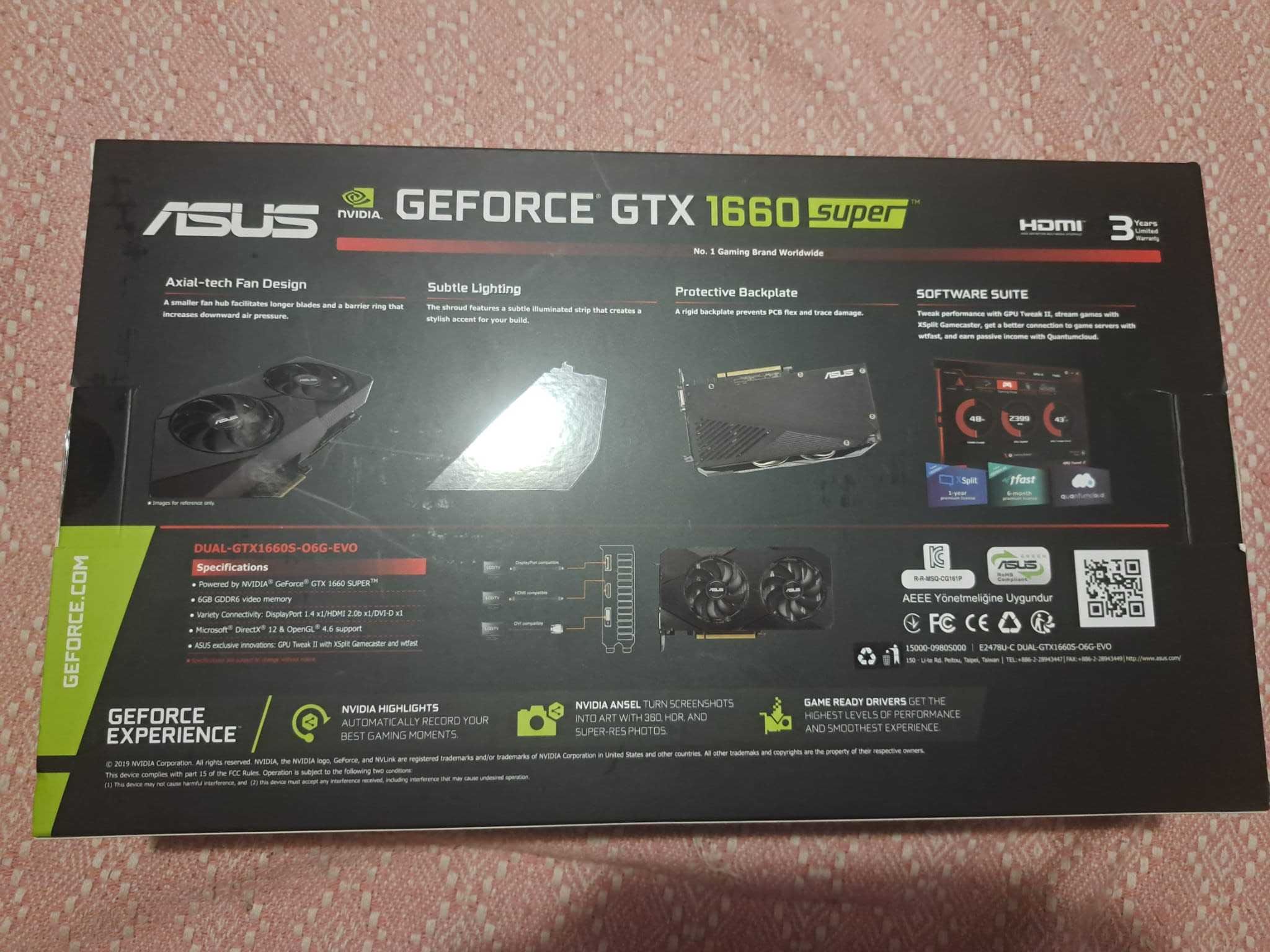 GTX 1660 Super OC 6GB