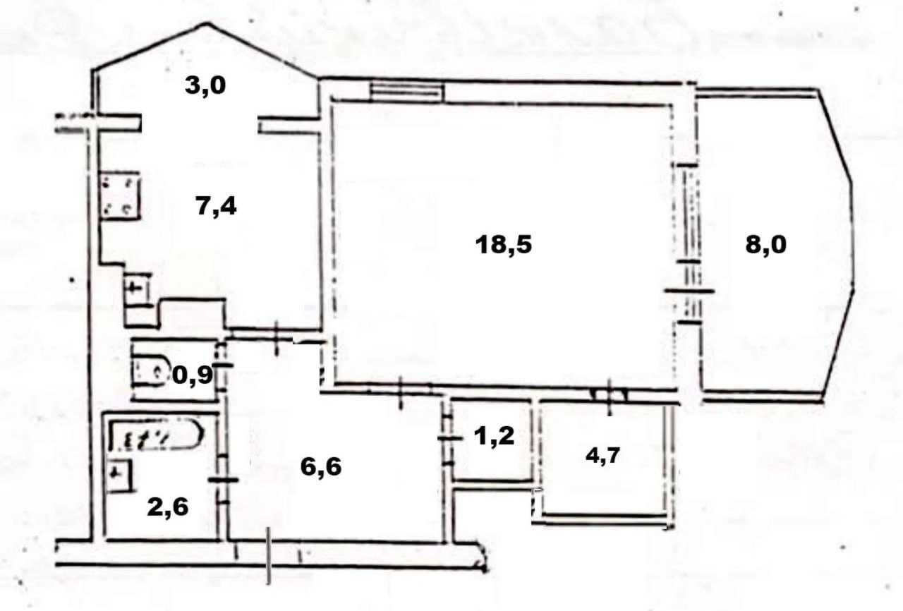 Продам 1 ком. квартиру Слободка Ул. Балковская Сотовый проект(172-693)