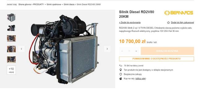 SILNIK spalinowy diesel