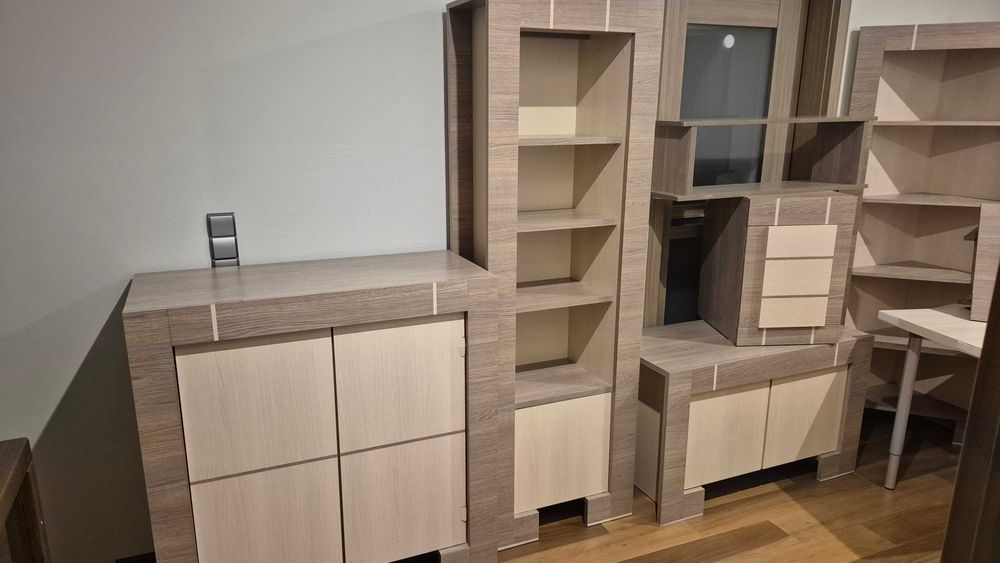 Zestaw 8 szt mebli VOX Modern Szafa Regał Półka Narożnik Komoda Biurko