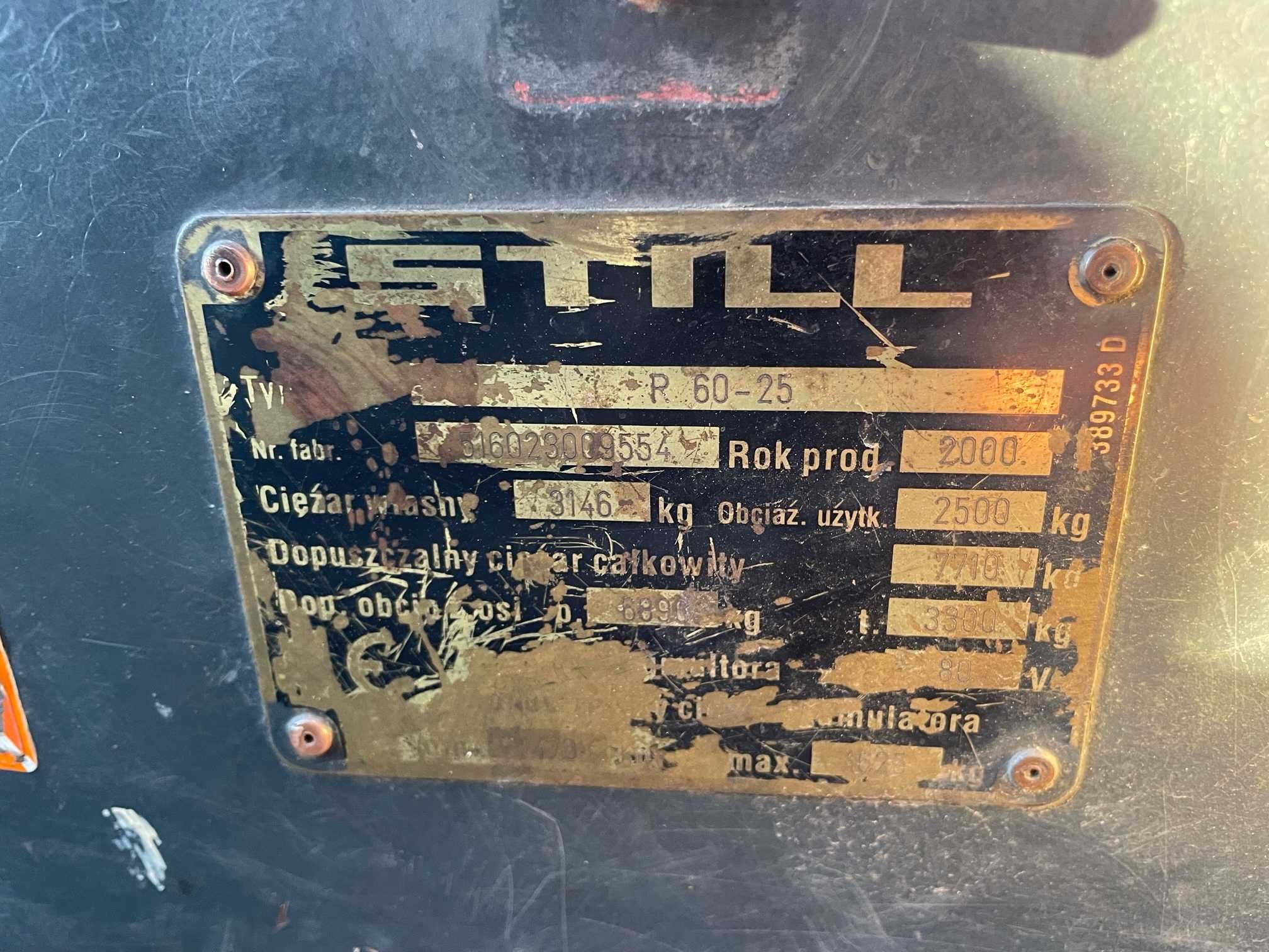 Wózek widłowy elektryczny STILL R60-25