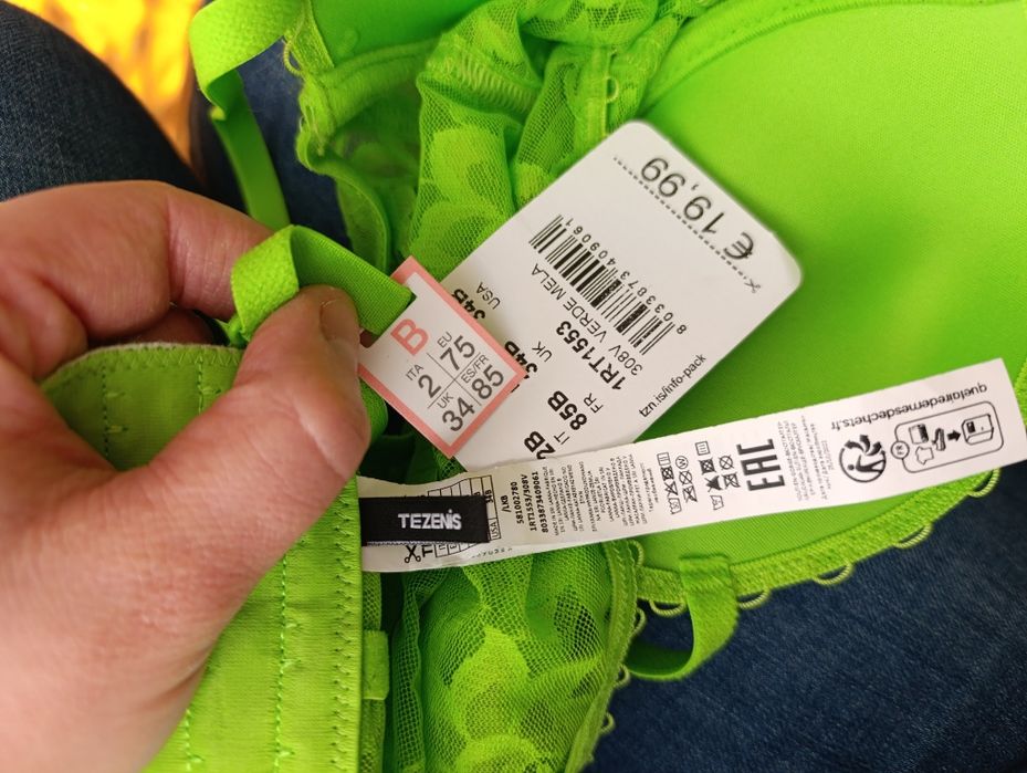 Neonowy gorset Tezenis