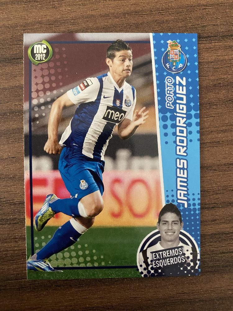 James Rodriguez rookie card mega craques 2012