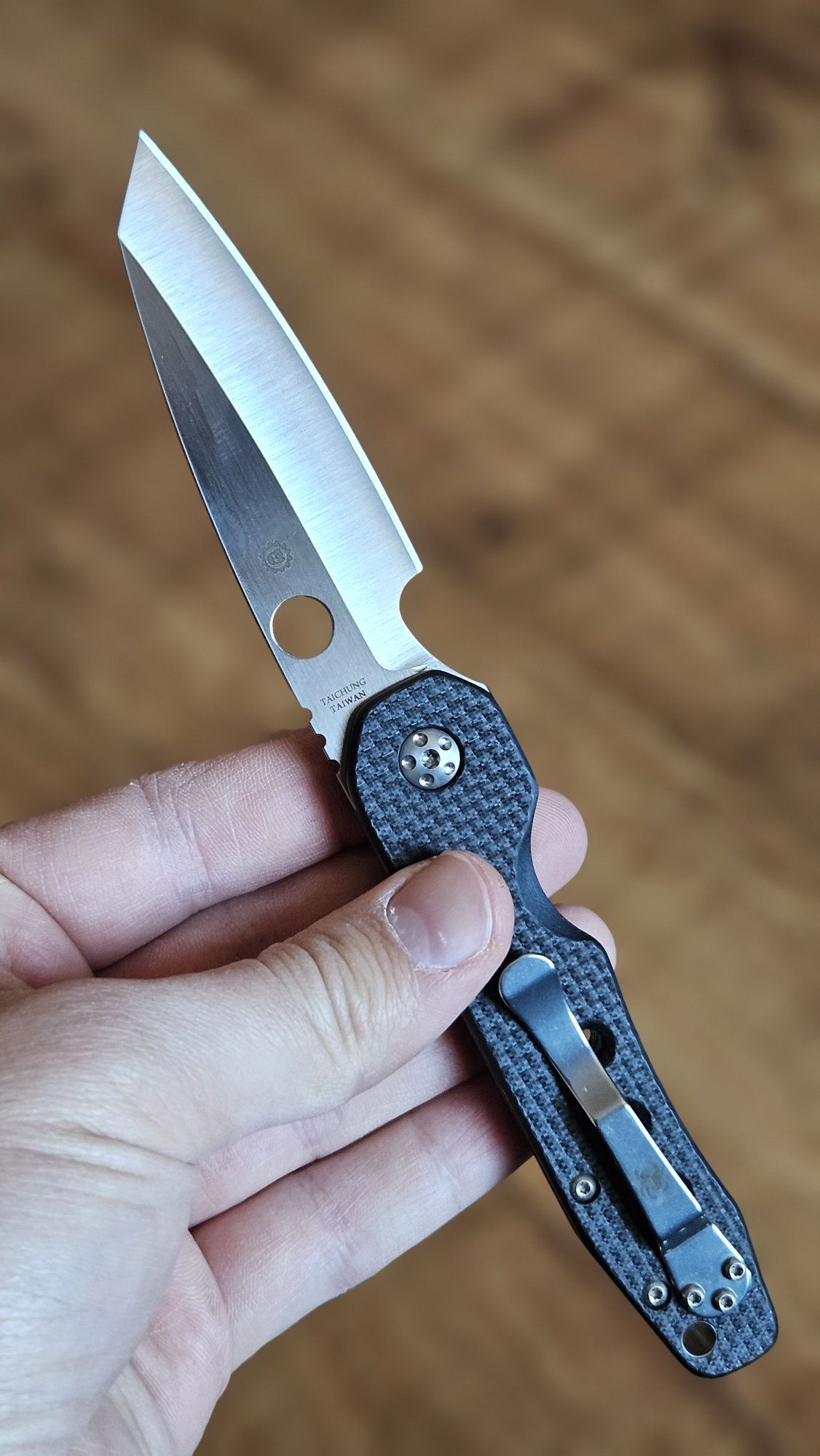 Nóż składany Folder Spyderco Smock Oryginał S30V