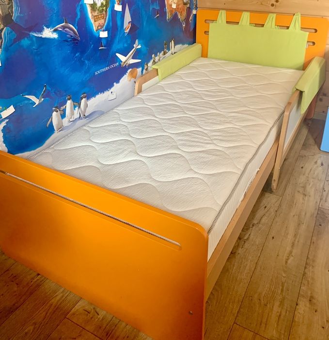 OKAZJA !!! Łóżko z grubym MATERACEM GRATIS - dobry stan