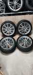 Komplet alufelg r19 5x112 z oponami letnimi.