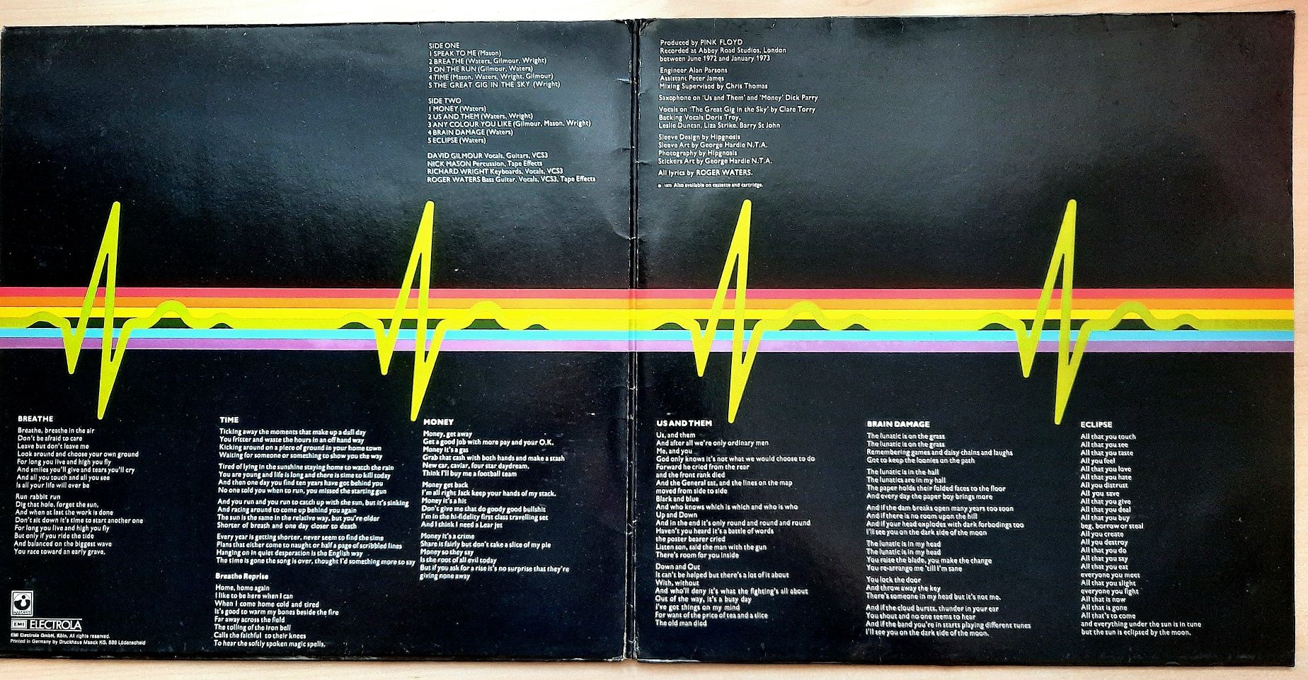 Продам легендарный альбом Pink Floyd ‎– The Dark Side Of The Moon-1973