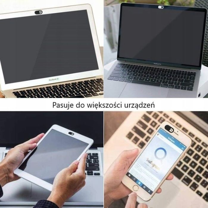 Zasłona na kamerę tableta laptopa osłona