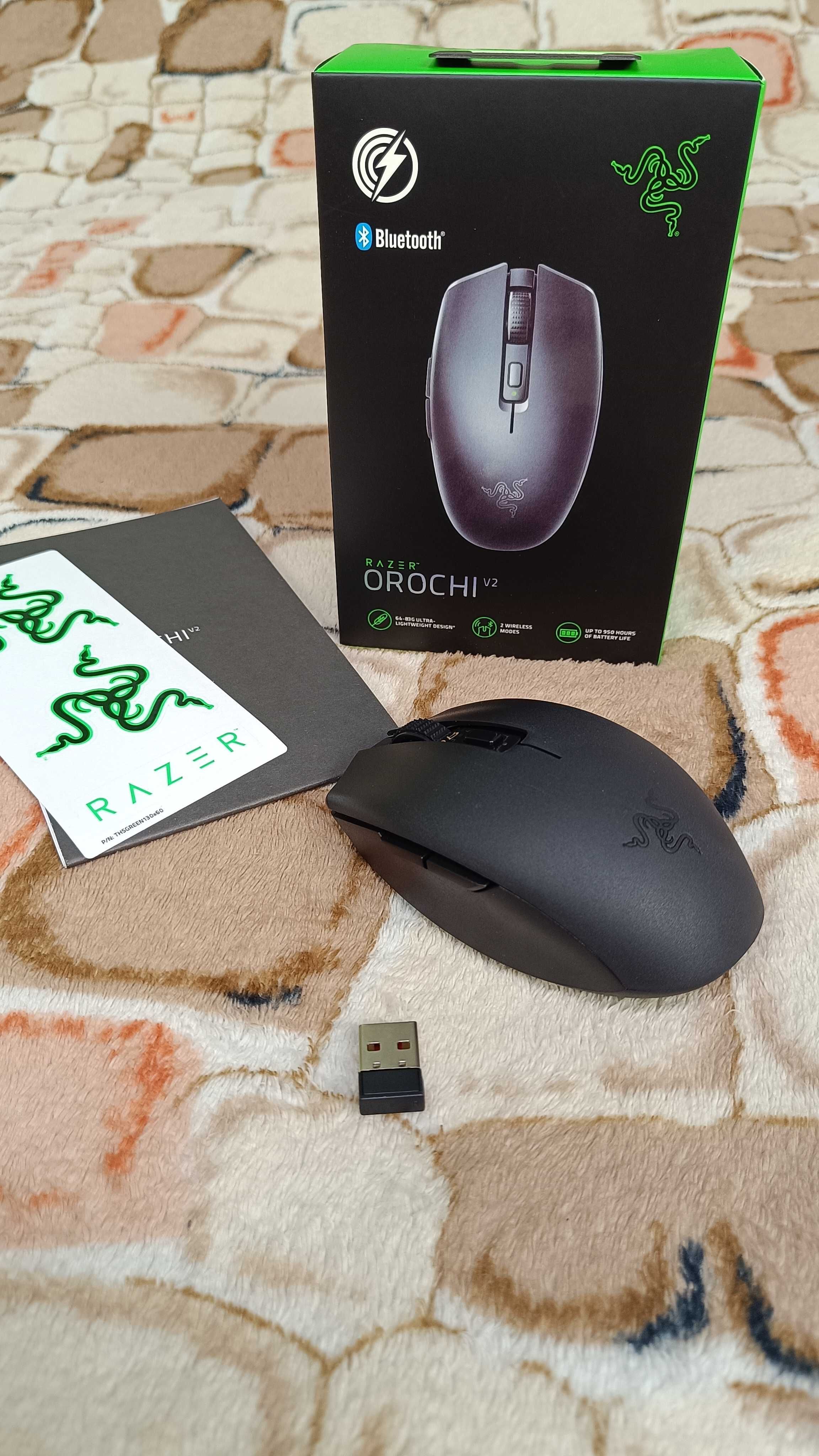 bluetooth игровая мышь Razer Orochi V2 Wireless мишка разер