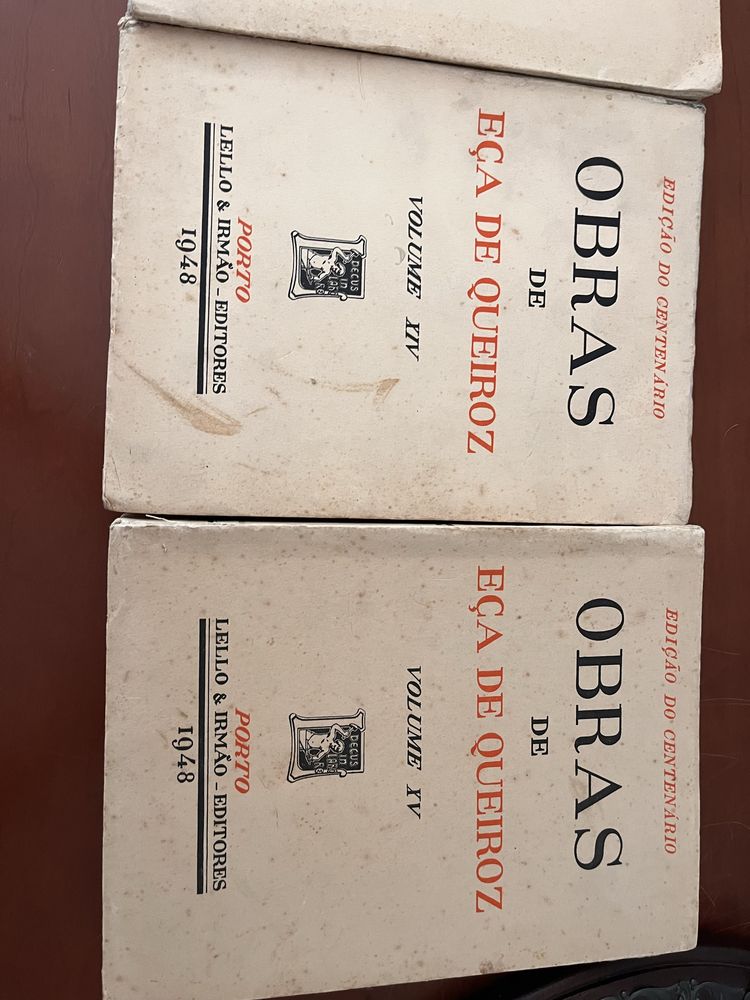 Obras antigas de Eça de Queiroz (Edição Centenário)