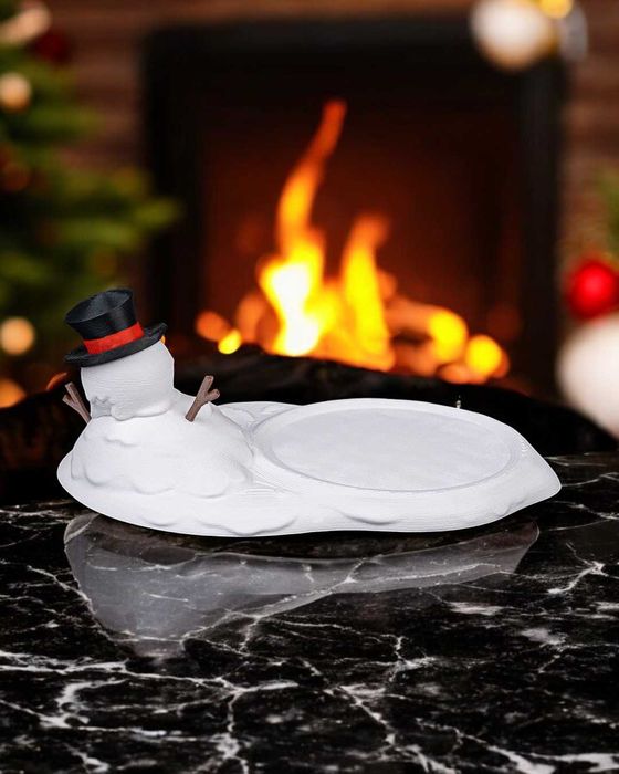 Podkładka pod Kubek "Nietopniejący Bałwan" – Zimowy HIT!