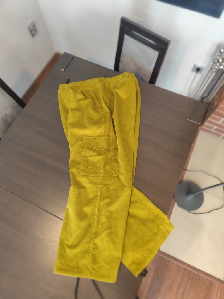 Nowe spodnie The North Face utility cord easy pant baggy szerokie