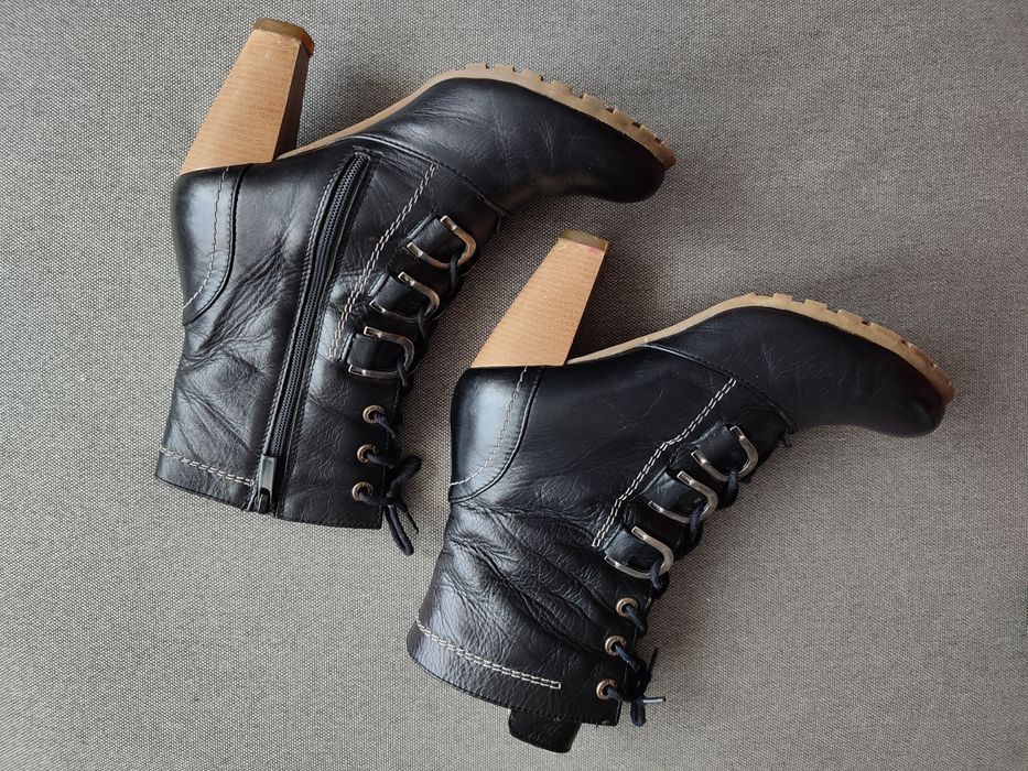 Черевики ботінки зима Шкіра 37