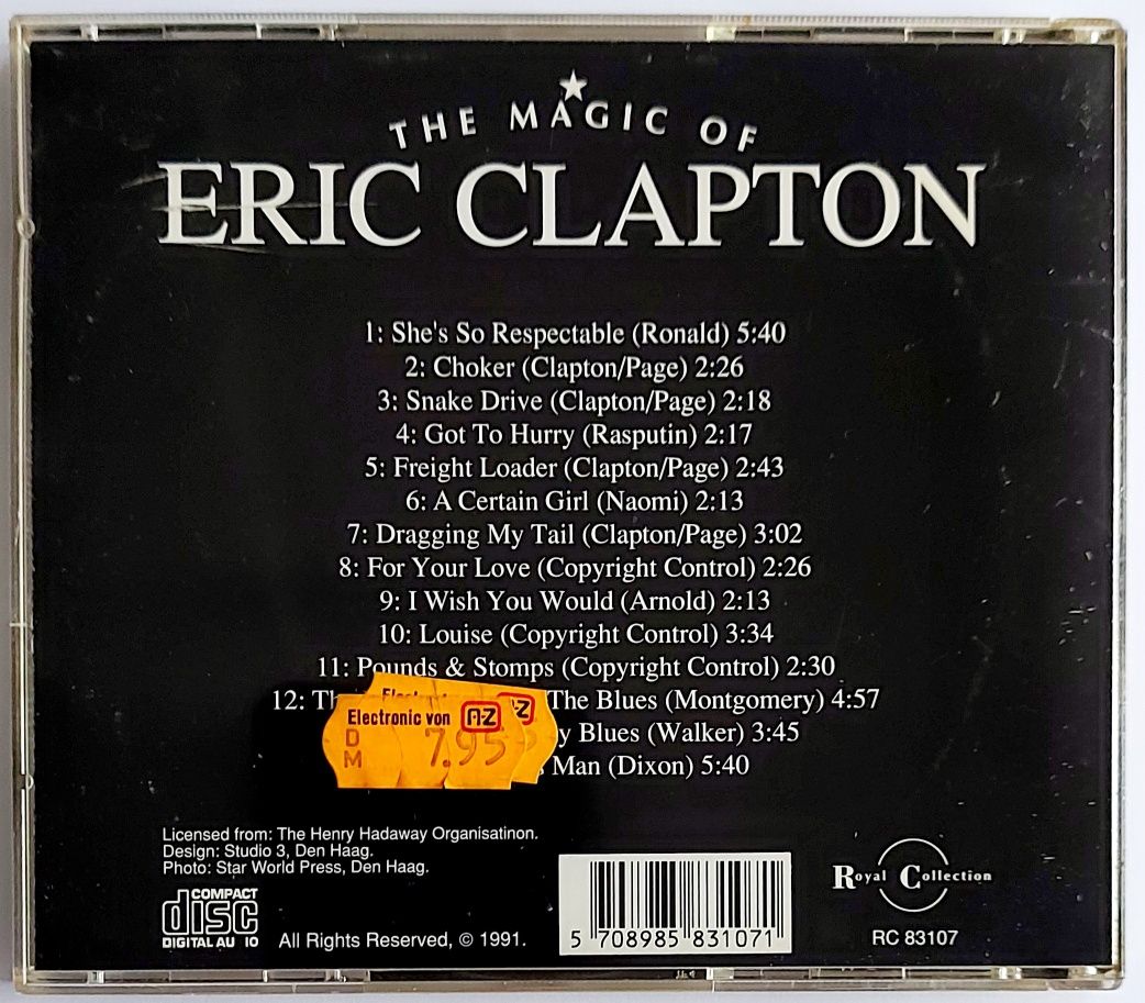 Eric Clapton The Magic Of Eric Clapton 1991r