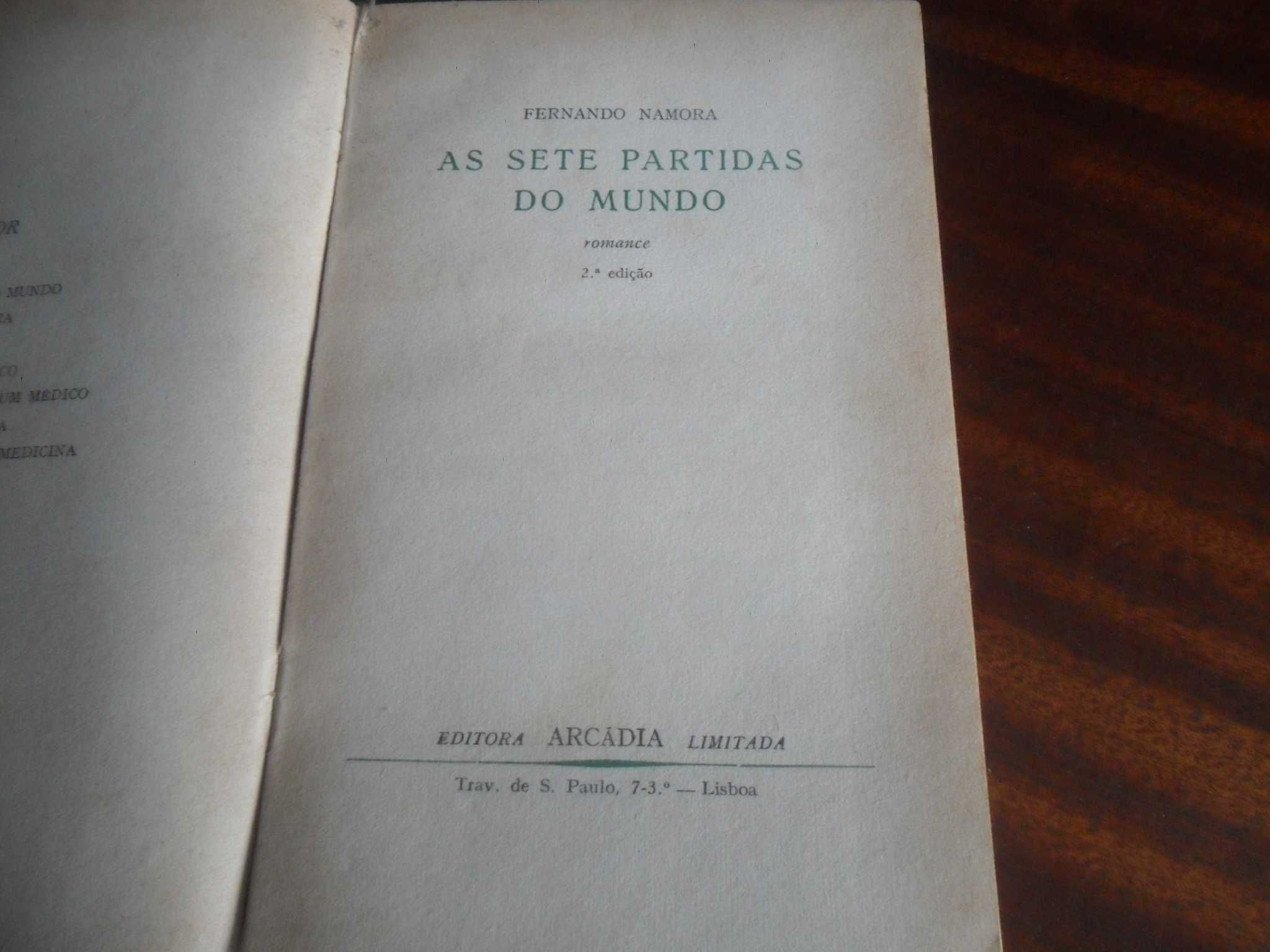 "As Sete Partidas do Mundo" de Fernando Namora - 2ª Edição de 1958