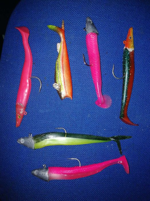 Conjunto de amostras para pesca da Corvona