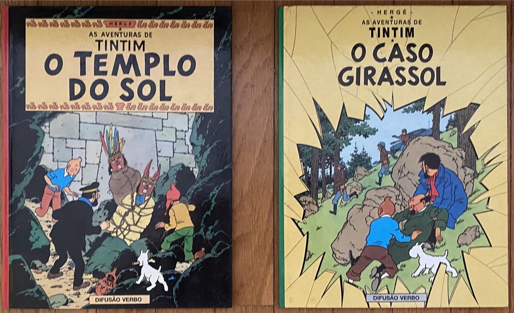 10 Livros das “Aventuras de Tim Tim”