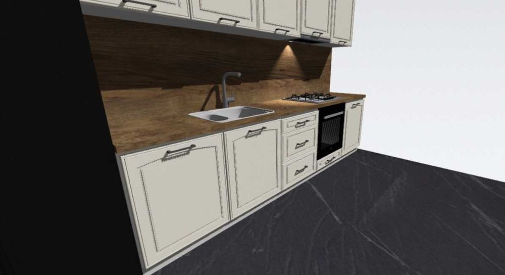 Meble kuchenne AMELIA (PATYNA) - meble na wymiar