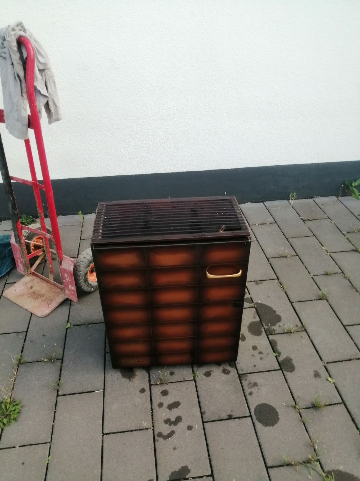 Piecyk żeliwny emaliowane  6 kw stan idealny