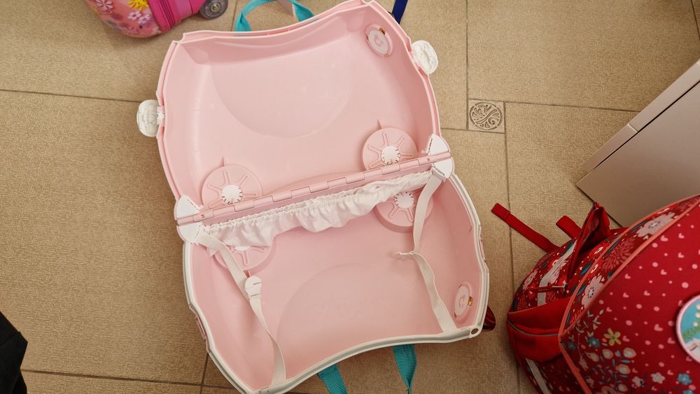 Чемодан детский на колесах Trunki Единорог розовый
