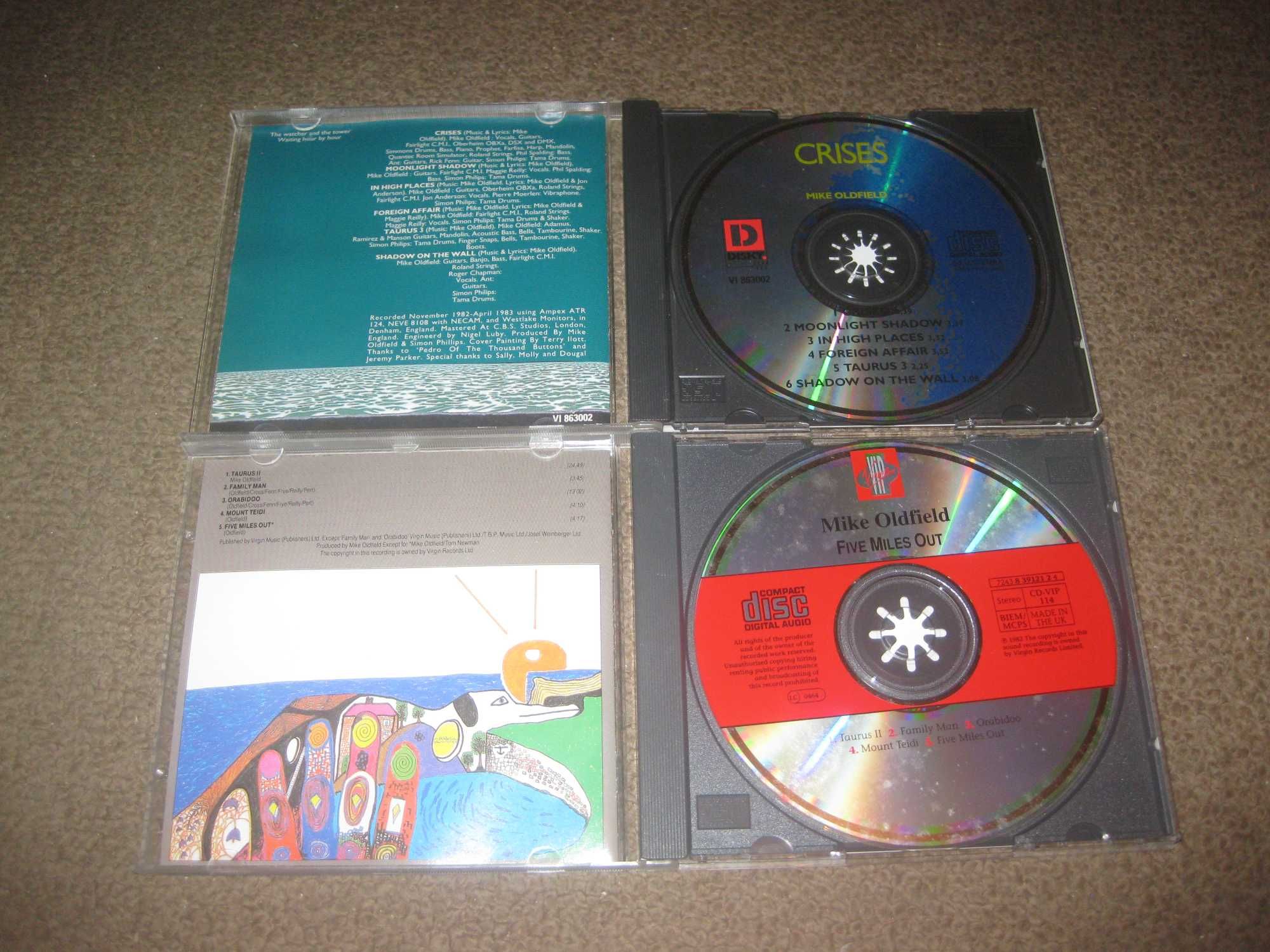 2 CDs do "Mike Oldfield"