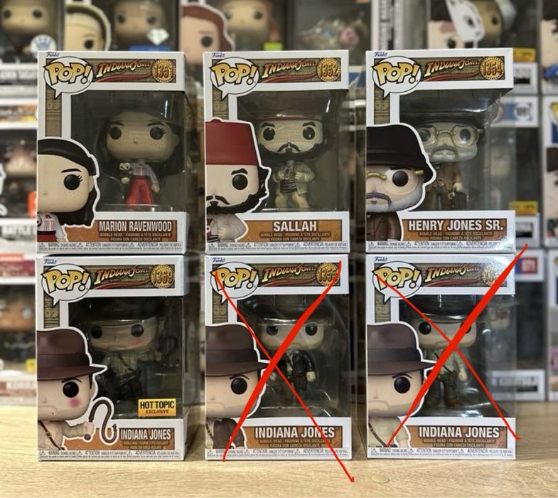 Funko Pop Indiana Jones Фанко Поп Индиана Джонс