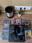 Play Station 4 slim 1 trb + 2 джойстика + 5 игр