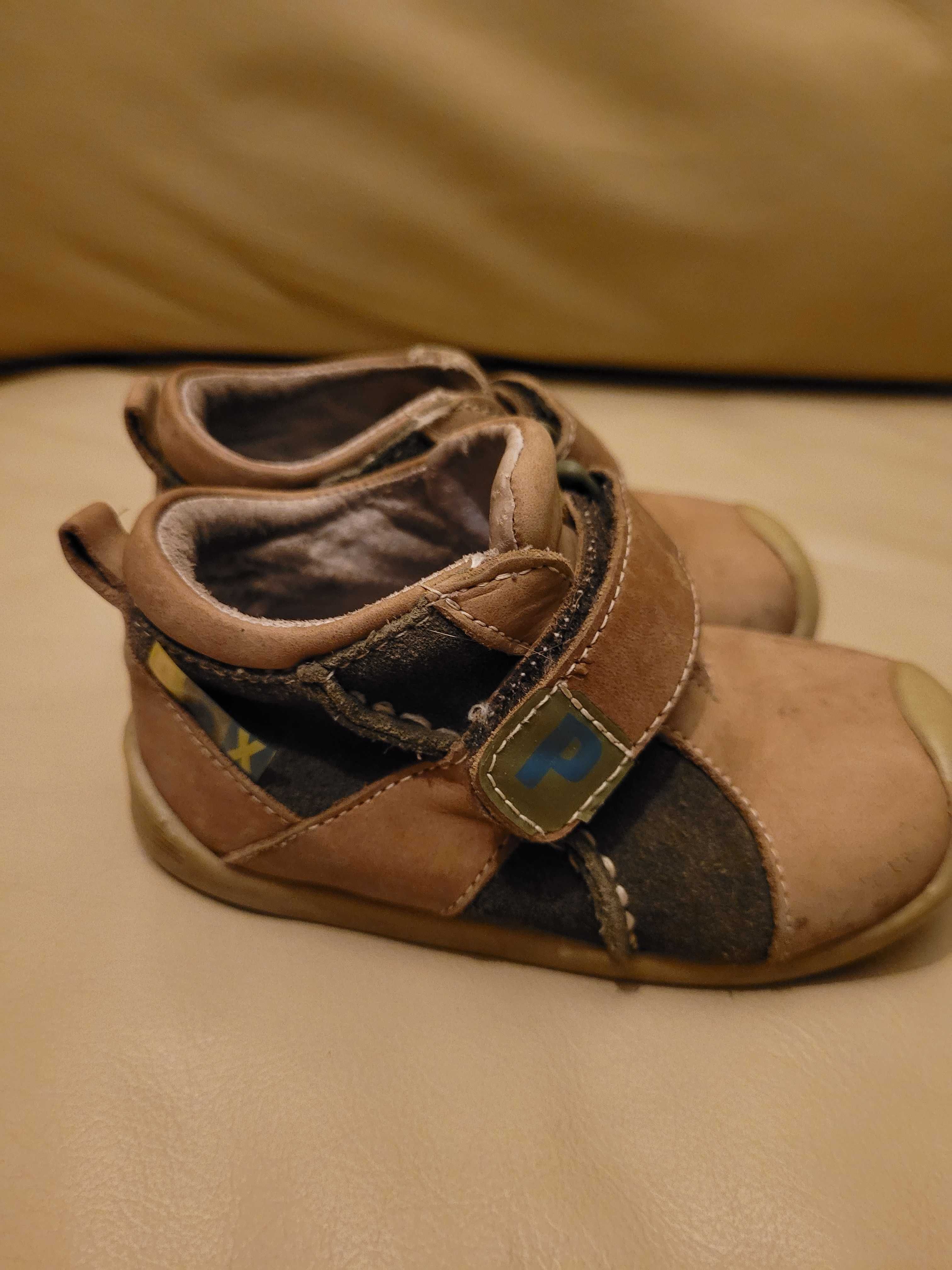 Buty jesienne dla chłopca skóra r. 21
