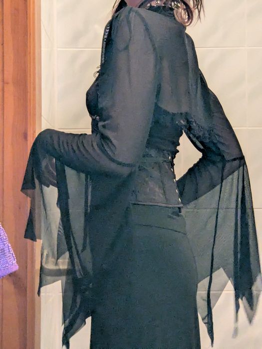 Болеро накидки готичні рукава довгі мереживні