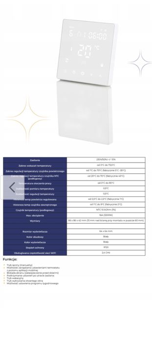 FOLIA mata grzewcza na PODCZERWIEŃ 220W -2,5m²