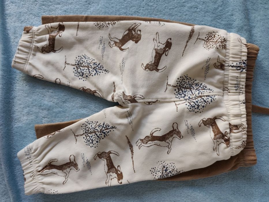 Spodnie 2szt dla chłopca 68 nowe cocodrillo