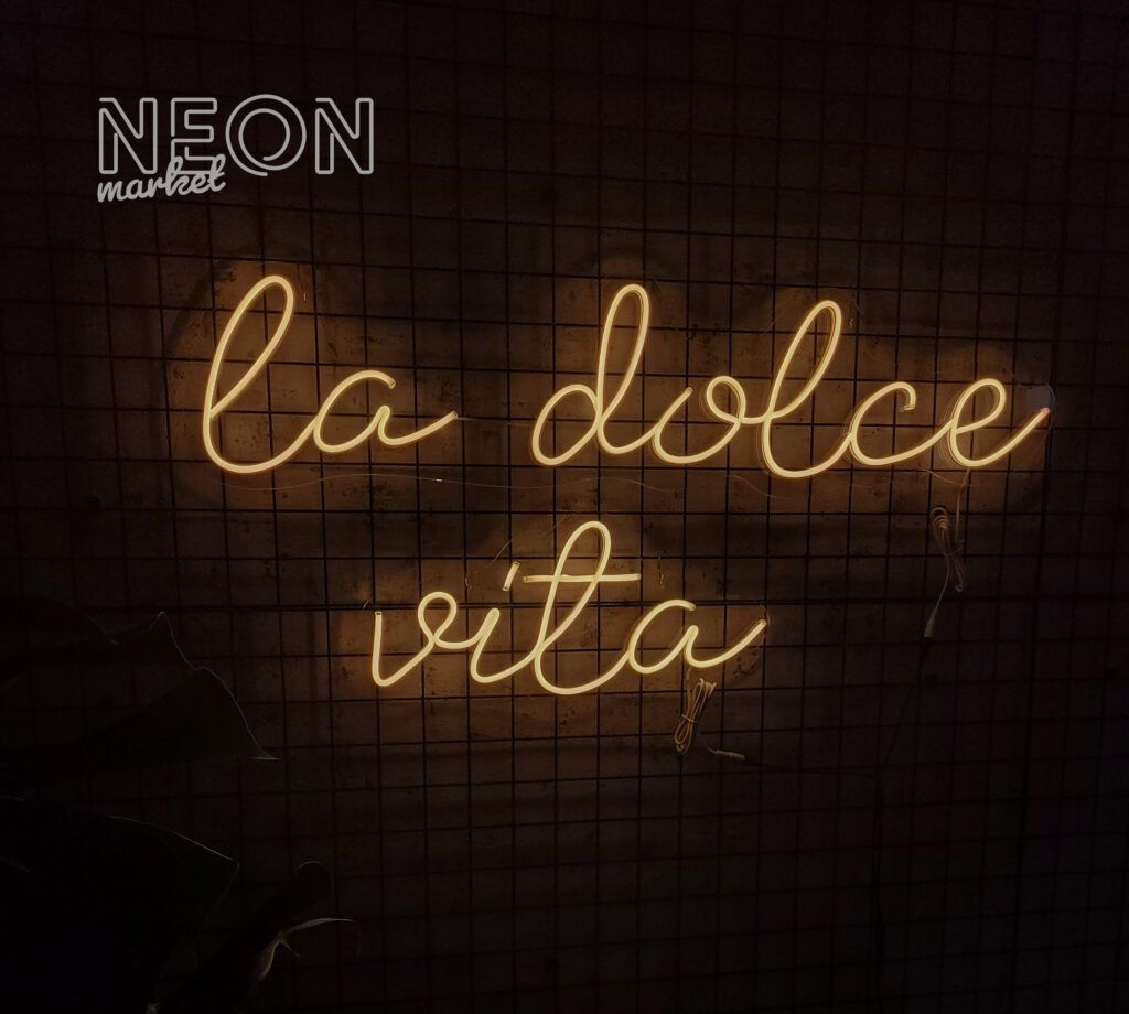 Wynajem napisów ledowych led neon Zapisani, to była Nasza, z tobą chcę