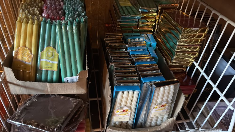 Świece białe 2 opakowania