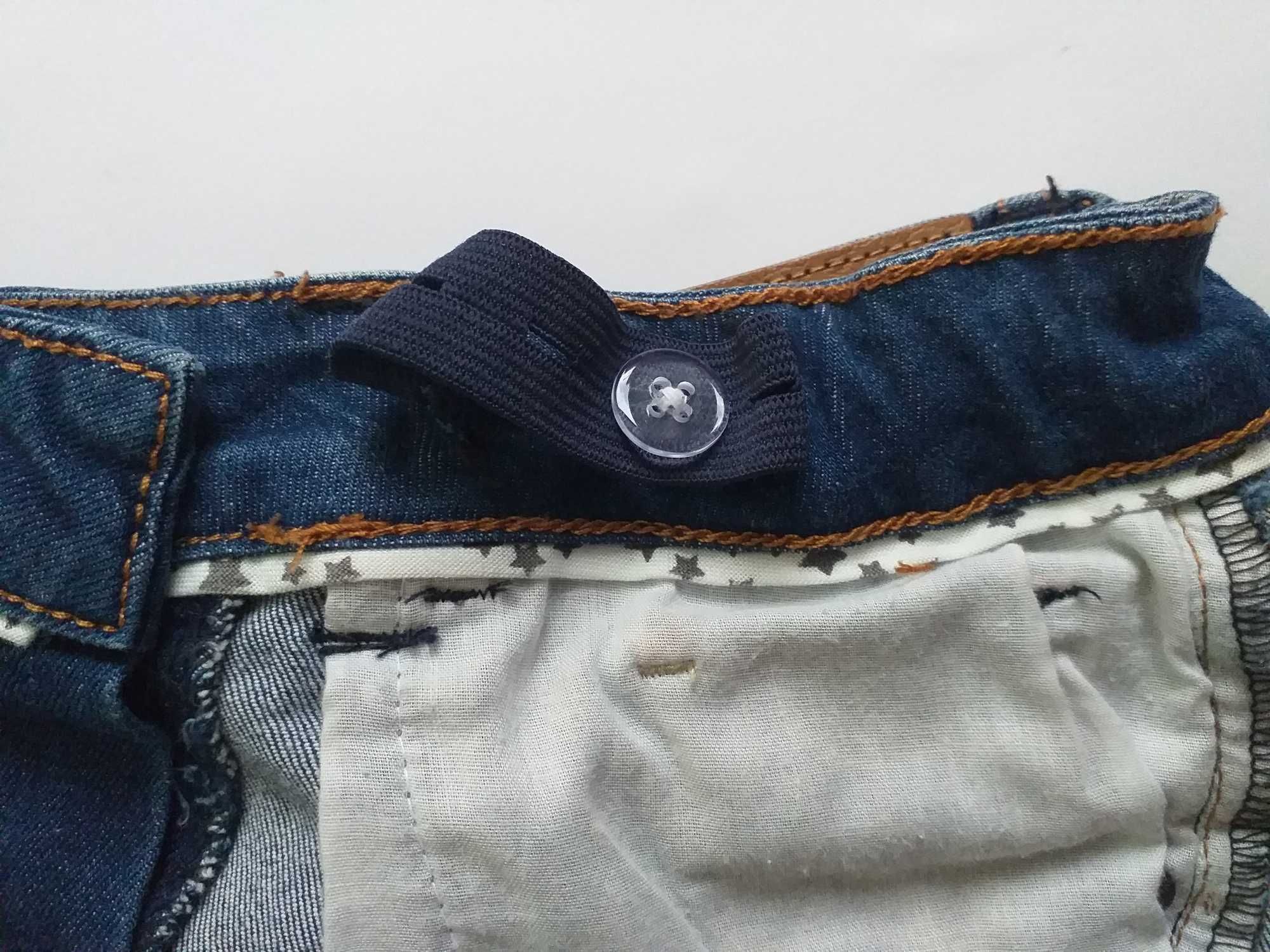 Spódniczka dziewczęca, granat, jeans, 11-12 lat