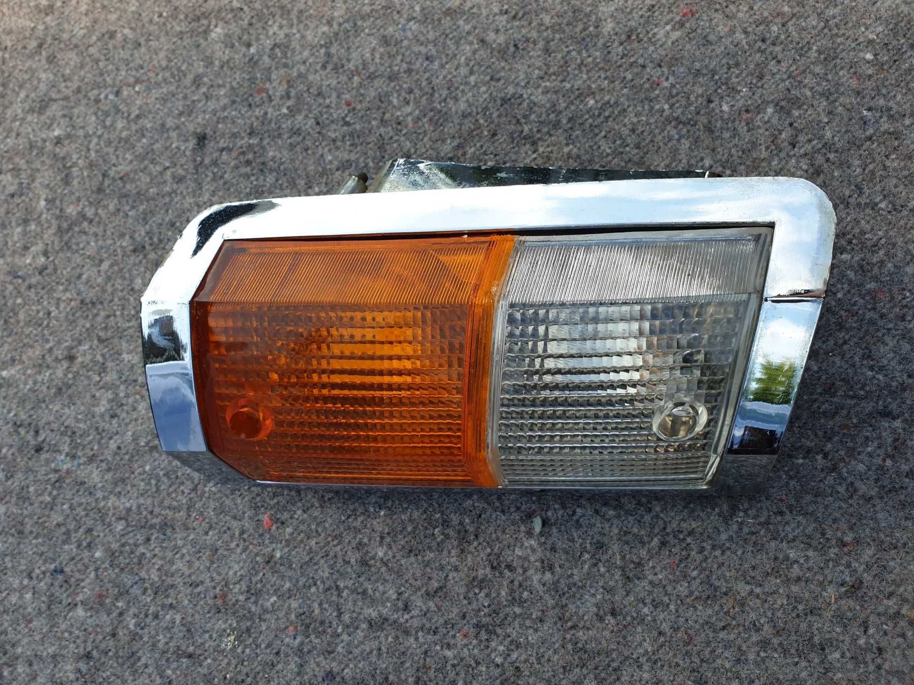 Kierunkowskaz   Fiat 125p  lampa pozycja Polski Fiat MR FSO chrom lewy