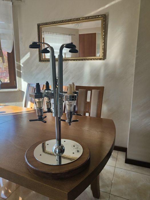 Stojak na alkohol - Dyspenser Do Alkoholu I Napojów Na 4 Butelki