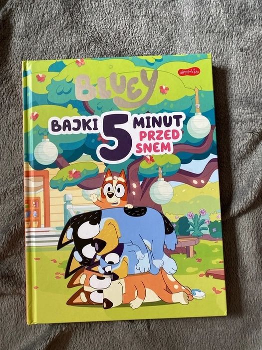 NOWA Książka Bluey Bajki 5 minut przed snem