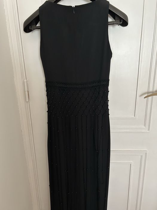 Vestido preto cerimónia vintage anos 90