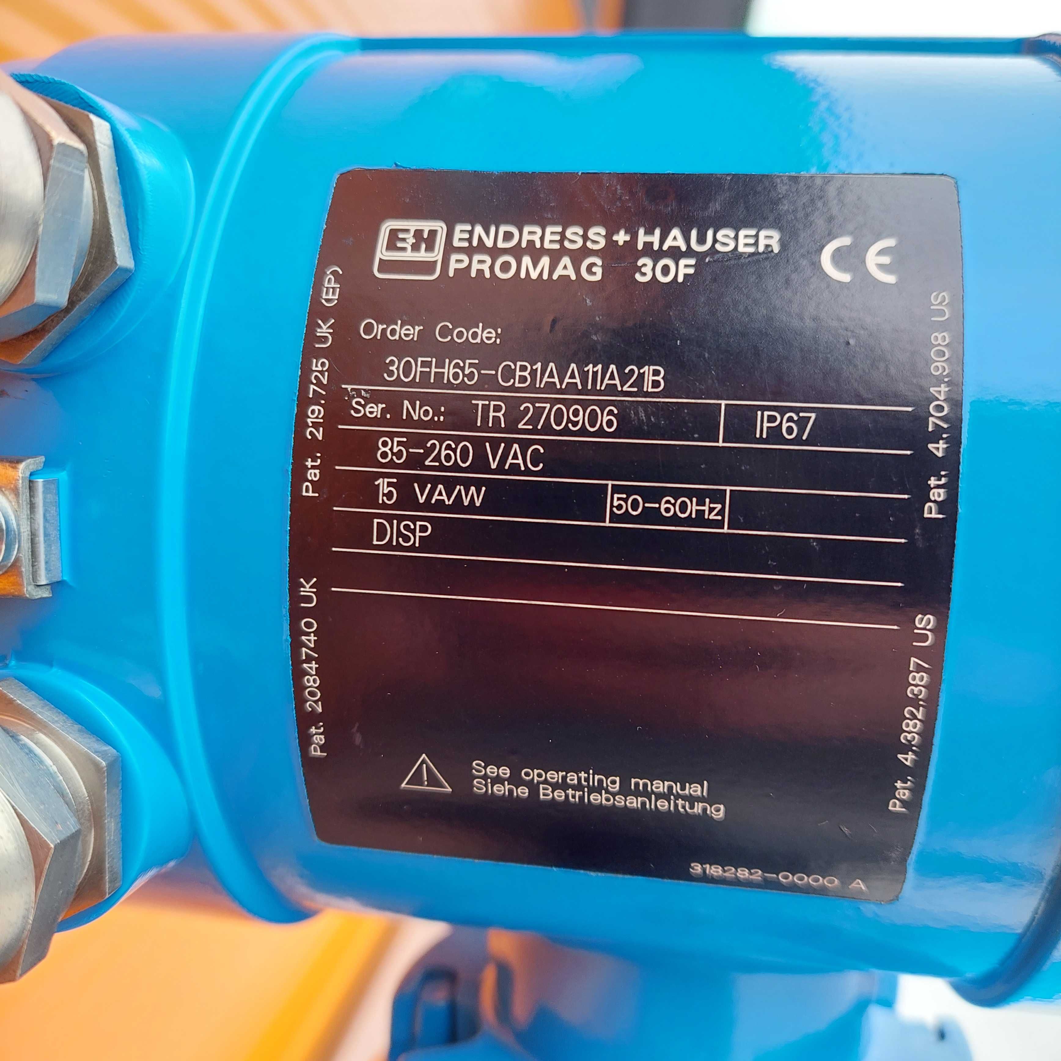 Przepływomierz Magnetyczny DN65 Endress Hauser Promag 30F