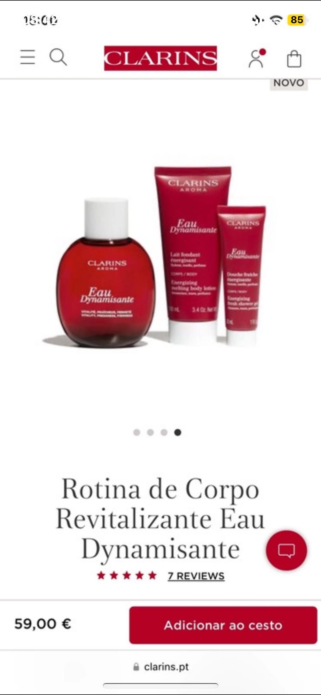 Coffret Clarins nova coleção