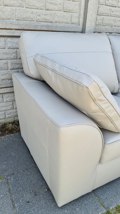 Sofa stylowa Skóra Naturalna Nowa Outlet  Next
